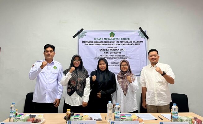 Mahasiswi UIN Ar-Raniry Lulus Tanpa Skrips