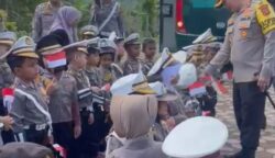 Program Polisi Sahabat Anak Kembali Hadir, Kali Ini Sapa TK Rauzatul Aini Meureudu