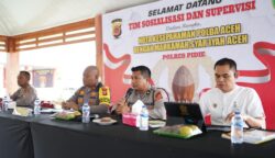 Kapolres Pidie Terima Kunjungan Tim Sosialisasi dan Supervisi Nota Kesepahaman Polda Aceh dengan Mahkamah Syariah