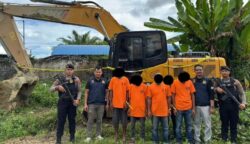Polisi Tangkap 5 Pelaku Penambangan Ilegal