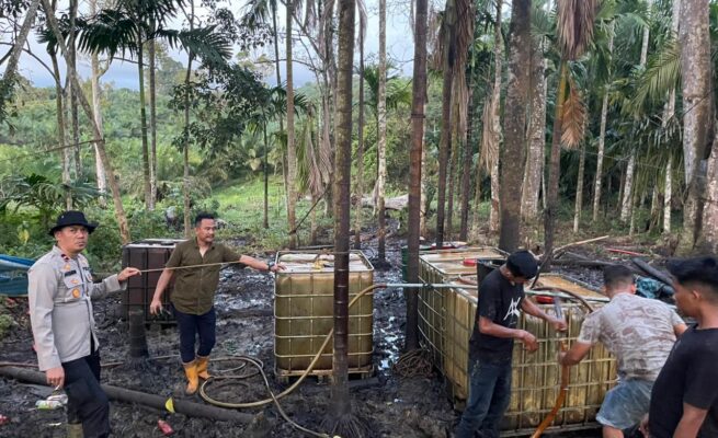 Nelayan di Lhokseumawe Ditangkap Polisi Terkait Eksploitasi Sumur Minyak Ilegal