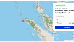 Gempa 5,2 Magnitudo Guncang Banda Aceh, Warga Sempat Panik