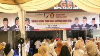 Illiza-Afdhal Hadiri Peringatan HUT Ke-17 Partai Gerindra di Banda Aceh