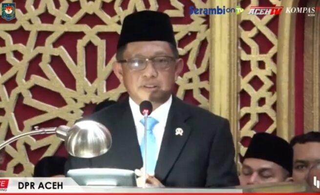 Pesan Mendagri ke Mualem Usai Dilantik: Jaga Stabilitas Politik dan Keamanan di Aceh Muzakir Manaf