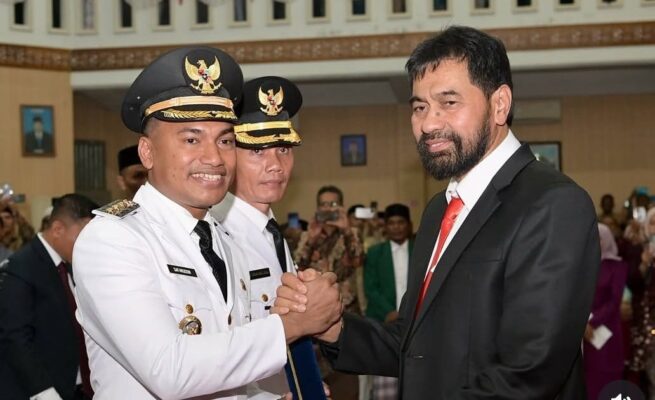 Gubernur Aceh Lantik Bupati dan Wakil Bupati Abdya 2025-2030, Ini Pesan Mualem safaruddin