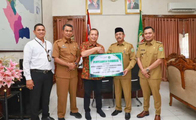 Pemkab Pidie Terima Dividen dari PT. Bank Aceh Syariah Pemkab Pidie