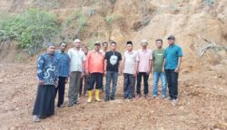 Mus Seudong Tinjau Ancaman Longsor di Jeumpa, Masjid Al-Ikhlas Terancam Tertimbun