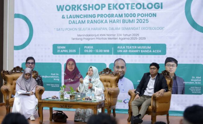 UIN Ar-Raniry Luncurkan Program 1.000 Pohon, Gaungkan Semangat Ekoteologi di Hari Bumi 2025 Workshop hari bumi