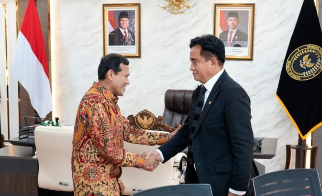 Wagub Aceh Temui Yusril dan Menkumham, Dorong Perpanjangan Dana Otsus dan Revisi UUPA