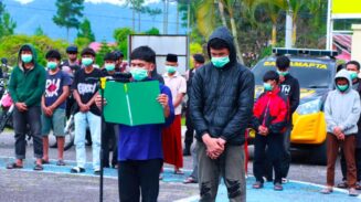 Geng motor Puluhan Remaja Tanda Tangani Deklarasi Damai, Geng Motor di Bener Meriah Resmi Bubar