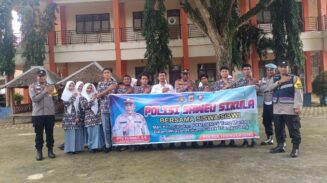 Polres Pijay Gencarkan Saweu Sikula, Lawan Narkoba hingga Bullying dari Bangku Sekolah