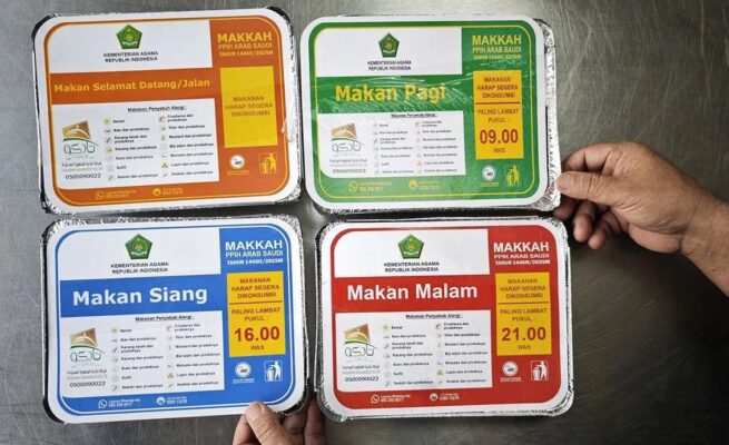 Makanan jemaah haji 2025