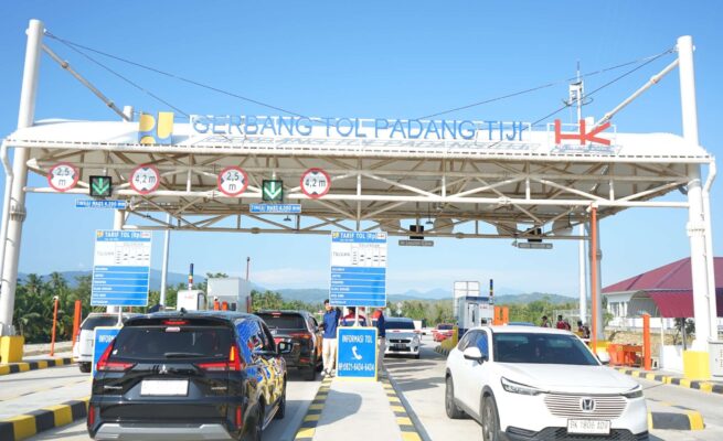 Tol Padang Tiji–Seulimeum Dibuka Gratis Selama Libur Iduladha, Hanya untuk Kendaraan Golongan I