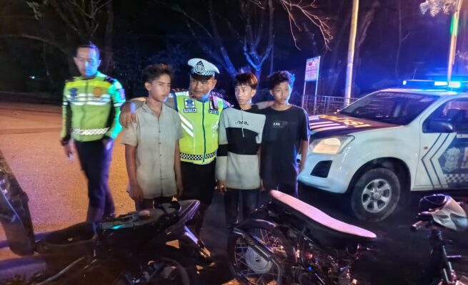 Balap Liar Kacaukan Malam Takbiran, Lima Motor Disita Polres Abdya