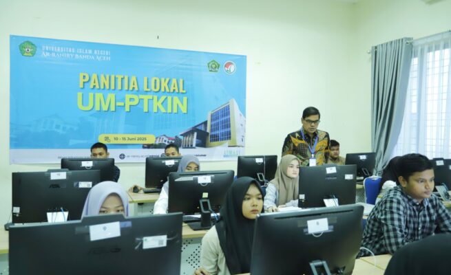 2.616 Peserta Ikuti Tes UM-PTKIN di UIN Ar-Raniry