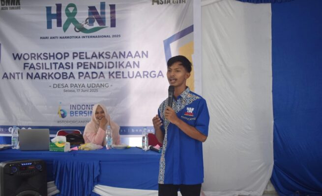 HANI 2025, Relawan Anti Narkoba Aceh Tamiang Serukan Aksi Kolektif: Mari Putus Rantai Peredaran Narkoba