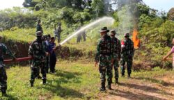 Kodim Abdya Gelar Latihan Gabungan Penanganan Karhutla, Perkuat Kesiapsiagaan Hadapi Musim Kemarau