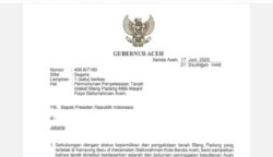 20 Tahun Dikuasai TNI, Gubernur Aceh Tuntut Blang Padang Dikembalikan ke Nazir Wakaf Masjid Raya Baiturrahman