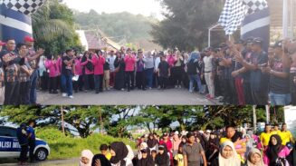 Antusias Warga Abdya Warnai Jalan Santai di Hut Bhayangkara Ke-79