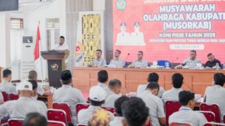 Sekda Pidie Buka Musorkab ke-XII, Tegaskan Pentingnya Nakhoda Olahraga Berkualitas
