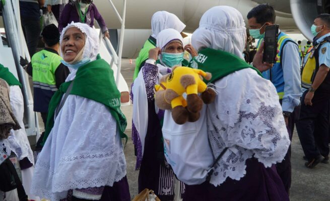 784 Jemaah Haji Aceh Kloter 2 Tiba, Satu Dirujuk ke RSUD Zainoel Abidin
