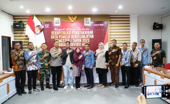 KIP Aceh Tetapkan 3,78 Juta Pemilih dalam PDPB Semester I 2025