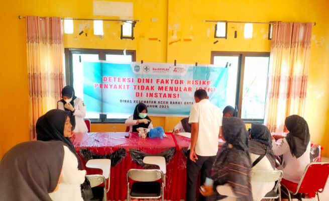 Dinkes Abdya Periksa ASN, Targetkan Tekan Risiko Diabetes hingga Stroke