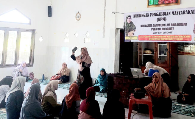 PSGA UIN Ar-Raniry Gelar KPM di Gampong Lam Raya Aceh Besar