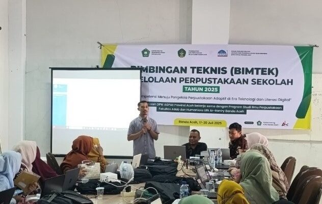 45 Pengelola Perpustakaan Sekolah di Aceh Dilatih Otomasi Berbasis SLiMS