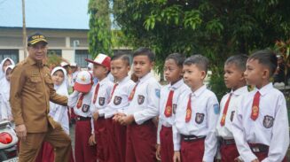Hari Pertama Sekolah di Abdya: Sekda Temukan MPLS Belum Maksimal
