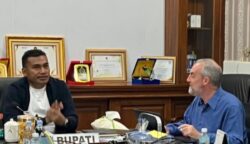 Jejak Po Adam di Logo Salem, Bupati Abdya dan Peneliti AS Prof Feener Bahas Sejarah Aceh–Amerika