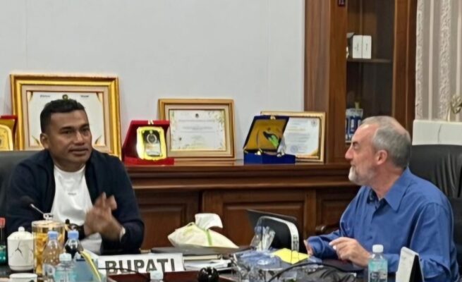 Jejak Po Adam di Logo Salem, Bupati Abdya dan Peneliti AS Prof Feener Bahas Sejarah Aceh–Amerika