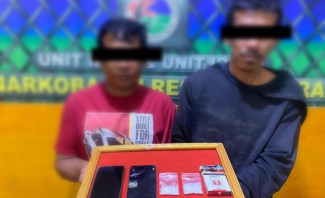 Polres Abdya Ringkus Dua Pria Aceh Selatan, Amankan 9,52 Gram Sabu di Babahrot