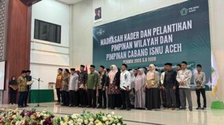 Kamaruddin Amin Lantik Pengurus ISNU Aceh 2024–2029, Tegaskan Peran Ormas Jaga Persatuan