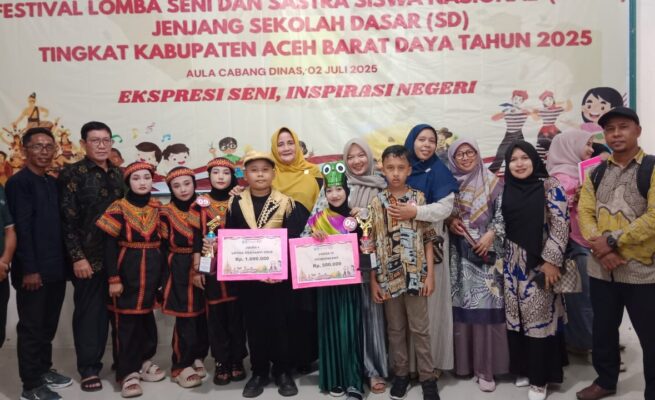 Zidane, Siswa SDN 1 Babahrot Juara FLS3N Aceh, Siap Harumkan Nama Provinsi di Tingkat Nasional