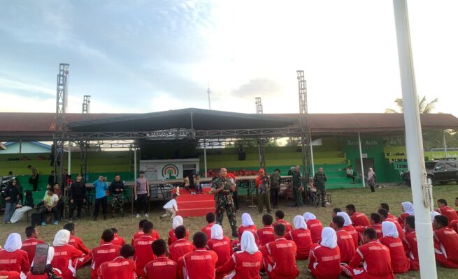 Paskibraka Abdya Dapat Wejangan Khusus dari Dandim 0110