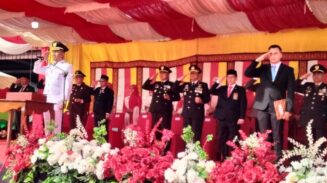 Pertama Kali Pimpin Upacara, Bupati Safaruddin Pimpin Peringatan HUT ke-80 RI di Abdya