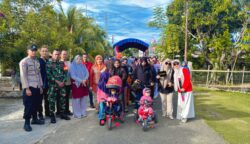 Meriah! Warga Lamkuta Rayakan HUT ke-80 RI dengan Jalan Santai Berhadiah