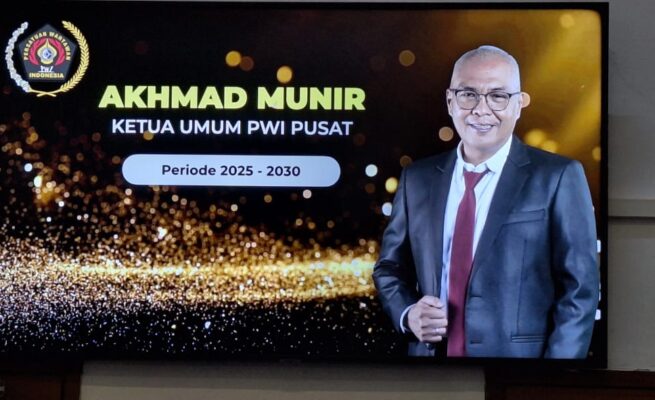 Akhmad Munir Terpilih Jadi Ketua Umum PWI Pusat 2025–2030, Atal Depari Pimpin Dewan Kehormatan