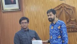 Mualem Apresiasi Azam Falah, Lulusan SMAN 10 Fajar Harapan yang Diterima di Kampus Saint Petersburg Mining University