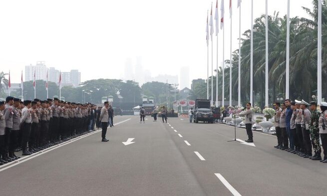 Polisi Kerahkan 1.250 Personel untuk Kawal Aksi di Depan Gedung DPR RI