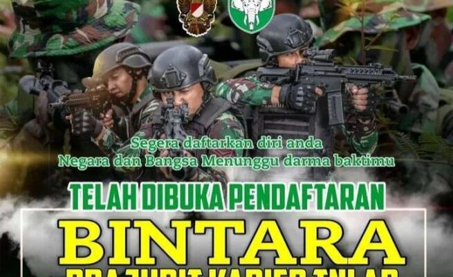Kodam Iskandar Muda Buka Pendaftaran Bintara dan Tamtama TNI AD 2025