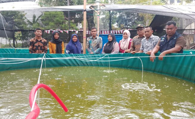DKP Abdya Tinjau Bioflok Lele di Geulumpang Payong, Dorong Kemandirian Pangan