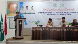 Pemuda Muhammadiyah Abdya Resmi Dilantik, Bupati Titip Pesan Jadi Motor Perubahan