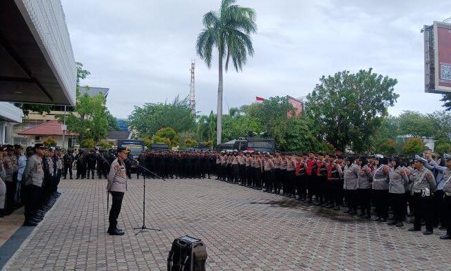 Polda Aceh Kerahkan 2.300 Personel Kawal Aksi Mahasiswa di Gedung DPRA