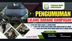 Kejari Subulussalam Lelang Barang Rampasan, Ada Avanza hingga Sepeda Motor