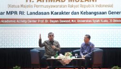 Ahmad Muzani di USK: Tak Ada Pembangunan Tanpa Perdamaian