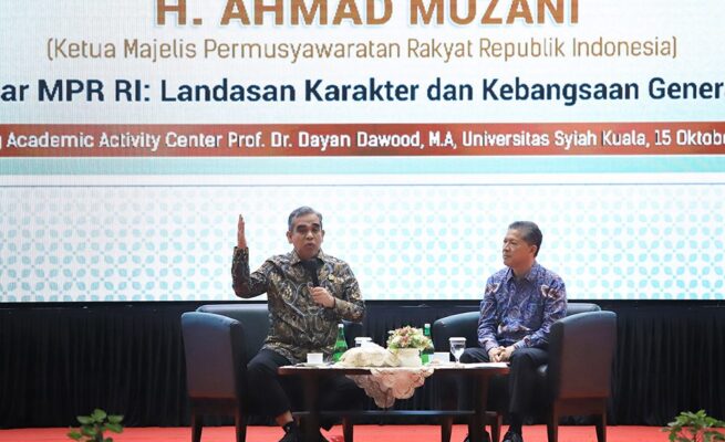 Ahmad Muzani di USK: Tak Ada Pembangunan Tanpa Perdamaian