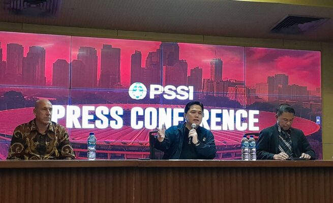 Erick Thohir Tegaskan PSSI Belum Tentukan Pelatih Baru Timnas Indonesia