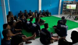 Lapas Kelas IIB Blangpidie Gelar Nonton Bersama, Warga Binaan Nikmati Hiburan Edukatif